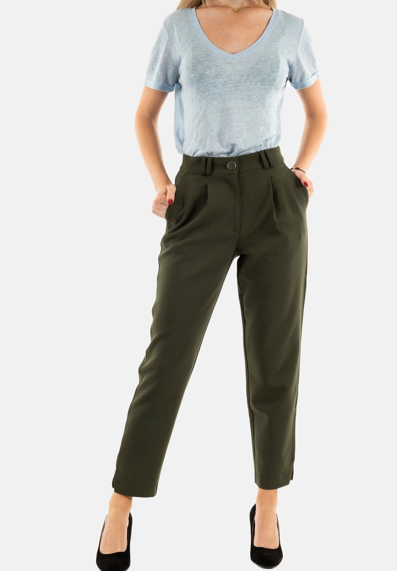 Salsa Jeans Pantalones olive/verde oliva