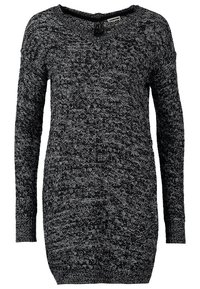 Noisy May Stickad klänning - black