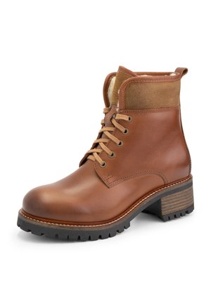 Mysa DAPHNE - Bottines à lacets - cognac