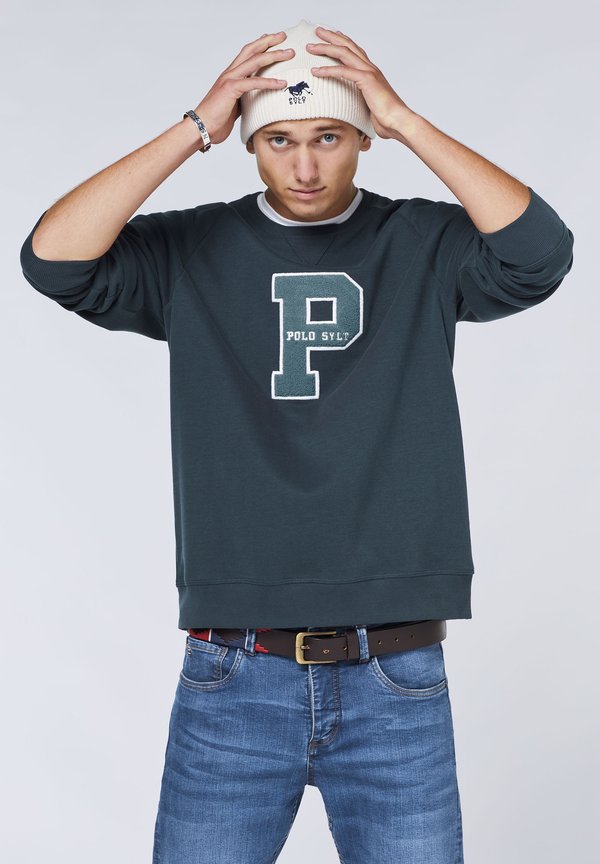 LOGO-APPLIKATION - Sweatshirt - total eclipse