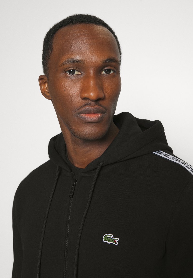 Lacoste Sport TAPERED - Sweat zippé - noir - ZALANDO.FR