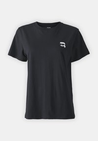 OVERSIZED IKON PATCH - T-shirts basic - black
