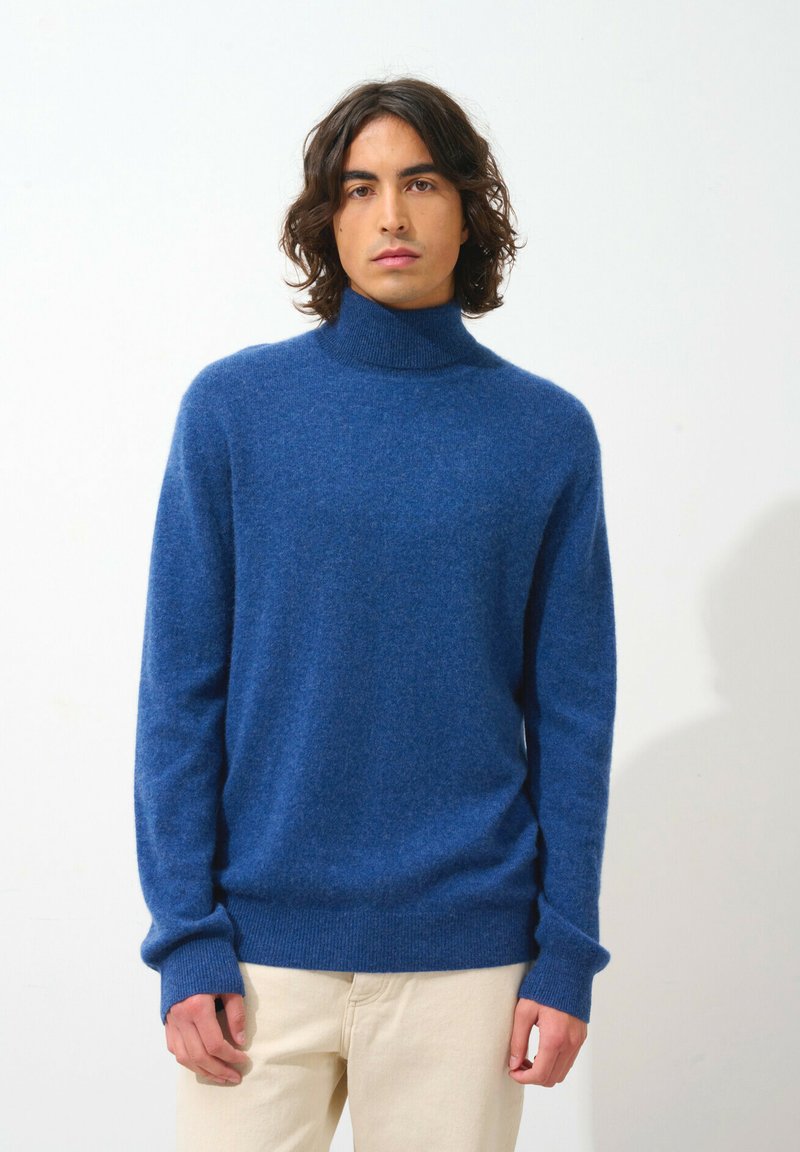 Authentic Cashmere BANGE - Jersey de punto - mottled ocean