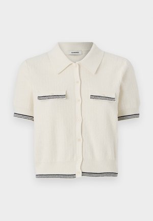 sandro PETIT FINES RAYURES - Cardigan - ecru