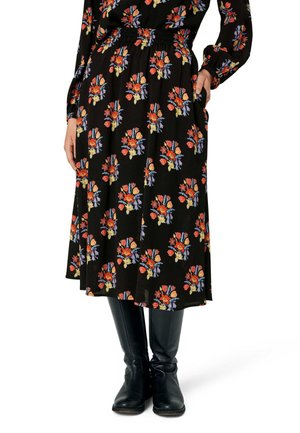 BELLANN - A-lijn rok - print black multicolour