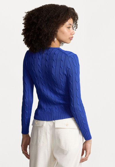 Polo Ralph Lauren CABLE KNIT COTTON CREWNECK SWEATER - Pullover - rugby royal