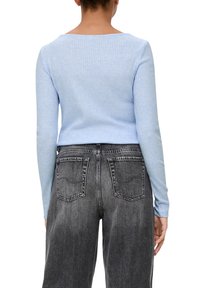 QS Langarmshirt - himmelblau