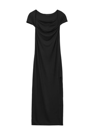 Calliope LUNGO CON CAPPUCCIO - Freizeitkleid - ultrablack