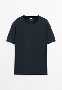 Massimo Dutti SHORT SLEEVE AND STRIPED SET - Nattøj sæt - blue