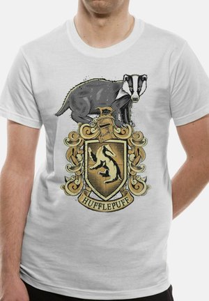 HARRY POTTER - HUFFLEPUFF   - T-shirts med print - white