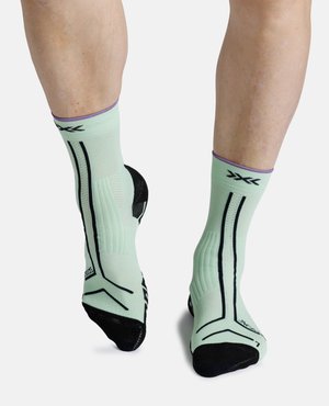 X Bionic, TRAILRUN TERRASKIN EXPERT CREW - Sportsokken - digital lime x black