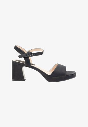 KESLEM Sandalias con plataforma - black