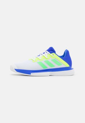 SOLEMATCH BOUNCE - Multicourt tennis shoes - sonic ink/screaming green/signal green