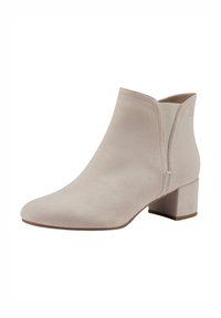 Tamaris Botines bajos - ivory suede