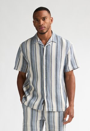 Petrol Industries MEN SHIRT SHORT SLEEVE AOP - Hemd - marble blue