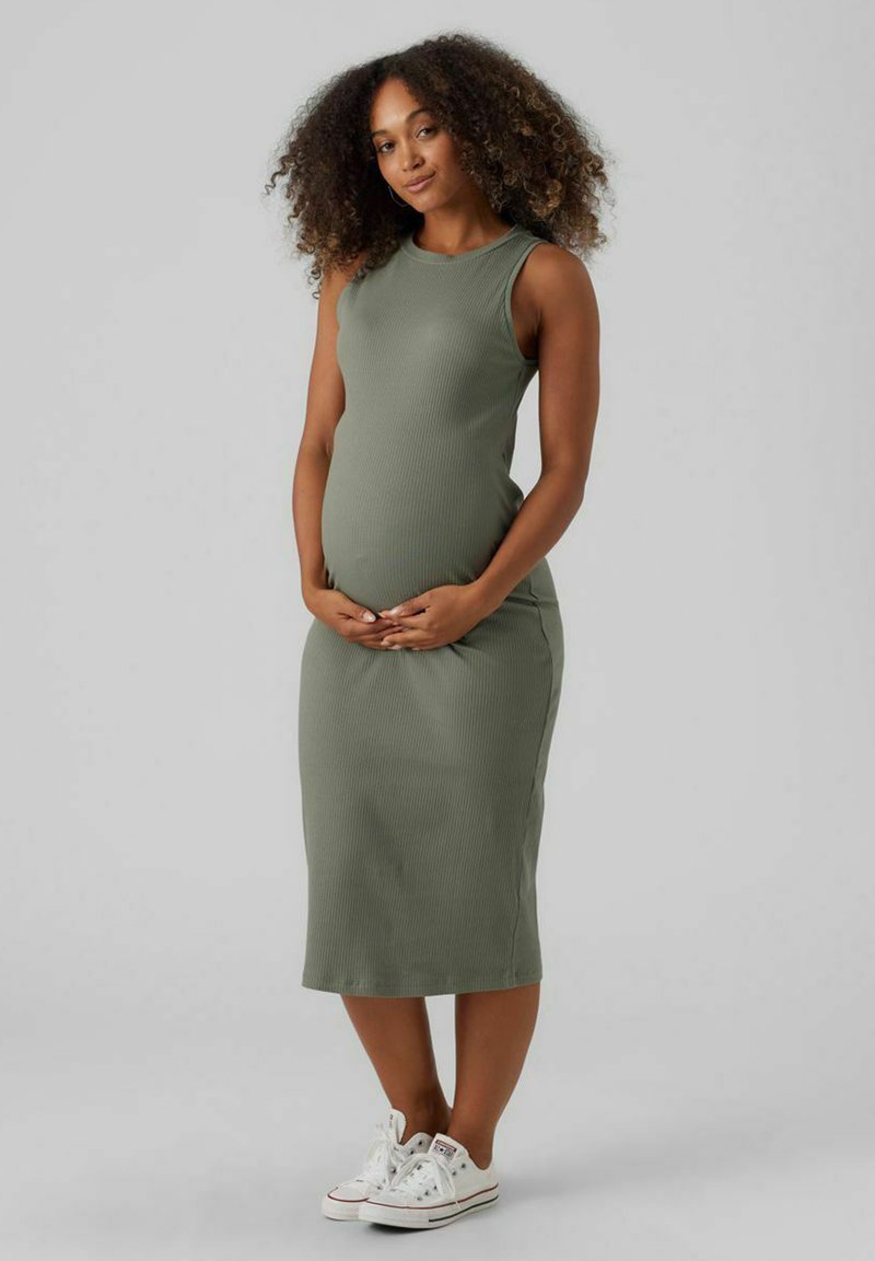 Vero Moda Jumper dress laurel wreath/mottled green Zalando