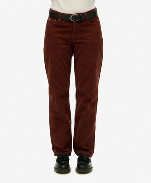 STRAIGHT LEG - Pantalones - mink brown