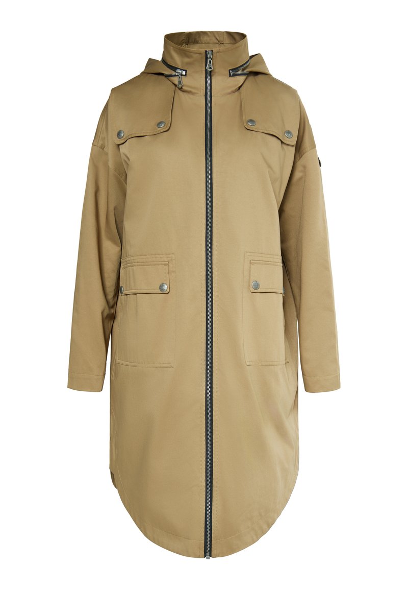 dreimaster Parka beige mêleerd