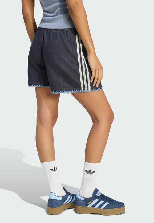 Adidas Originals Denim Shorts Women's Denim Indigo Moderate — foto 2