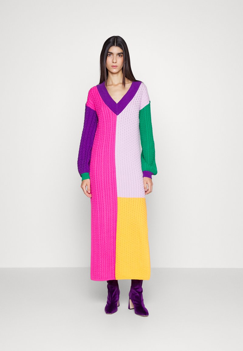 Olivia Rubin LEXI Jumper dress colourblock/ multicoloured/multicoloured Zalando.ie