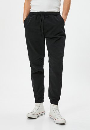Koton DRAWSTRING POCKET DETAIL - Trainingsbroek - black