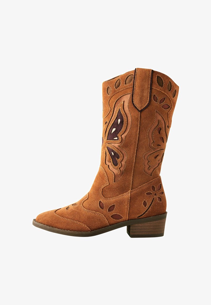 Next REGULAR FIT - Botas camperas - tan brown suede