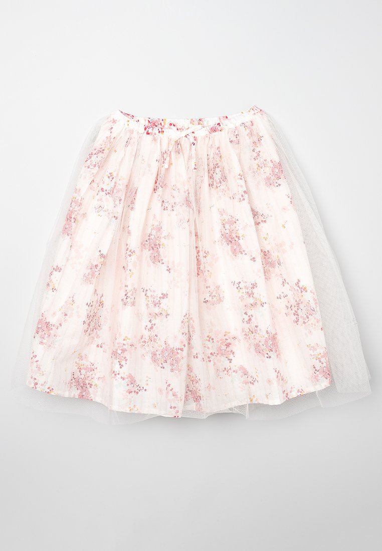 Bonton A-lijn rok wit