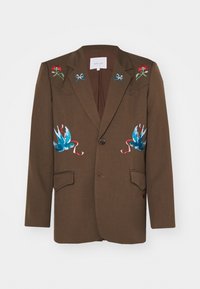 LILIAN EMBROIDERED UNISEX - Blazer - brown