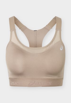 ASICS, ROAD COMBINATION BRA - Toetav spordirinnahoidja - greige