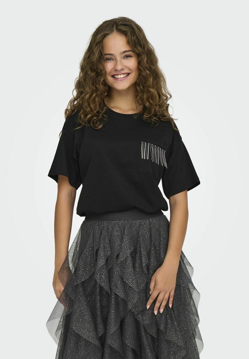 ONLY POSH - Camiseta estampada - black