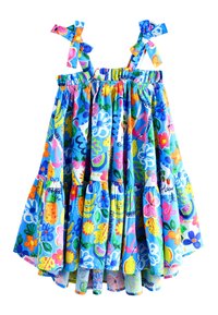 Next REGULAR FIT - BOW STRAPPY SUMMER - Vardagsklänning - blue tropical