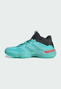 adidas Performance COURT STABIL  - Zapatillas de balonmano - flash aqua   flash aqua   semi lucid red