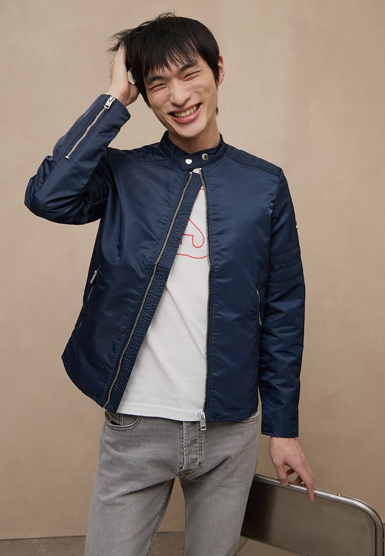 Diesel Jas blauw