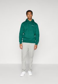 Champion ICONS CONTRAST HOODIE - Kapuzenpullover - dark green