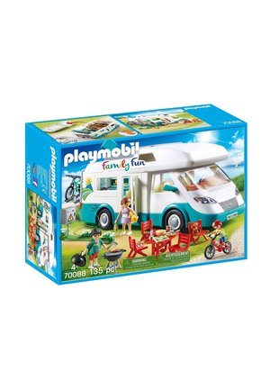 Playmobil FAMILY FUN MOBILHOME MET FAMILIE - Toy - multicolor