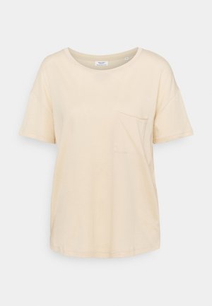 SHORT SLEEVE PATCHED POCKET LOOSE BODYSHAPE - Basic T-shirt - island beach