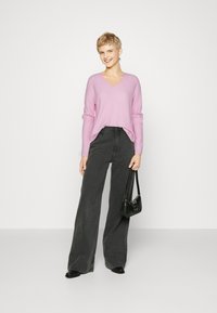 ONLY ONLCAMILLA V NECK - Džemperis - pink lady