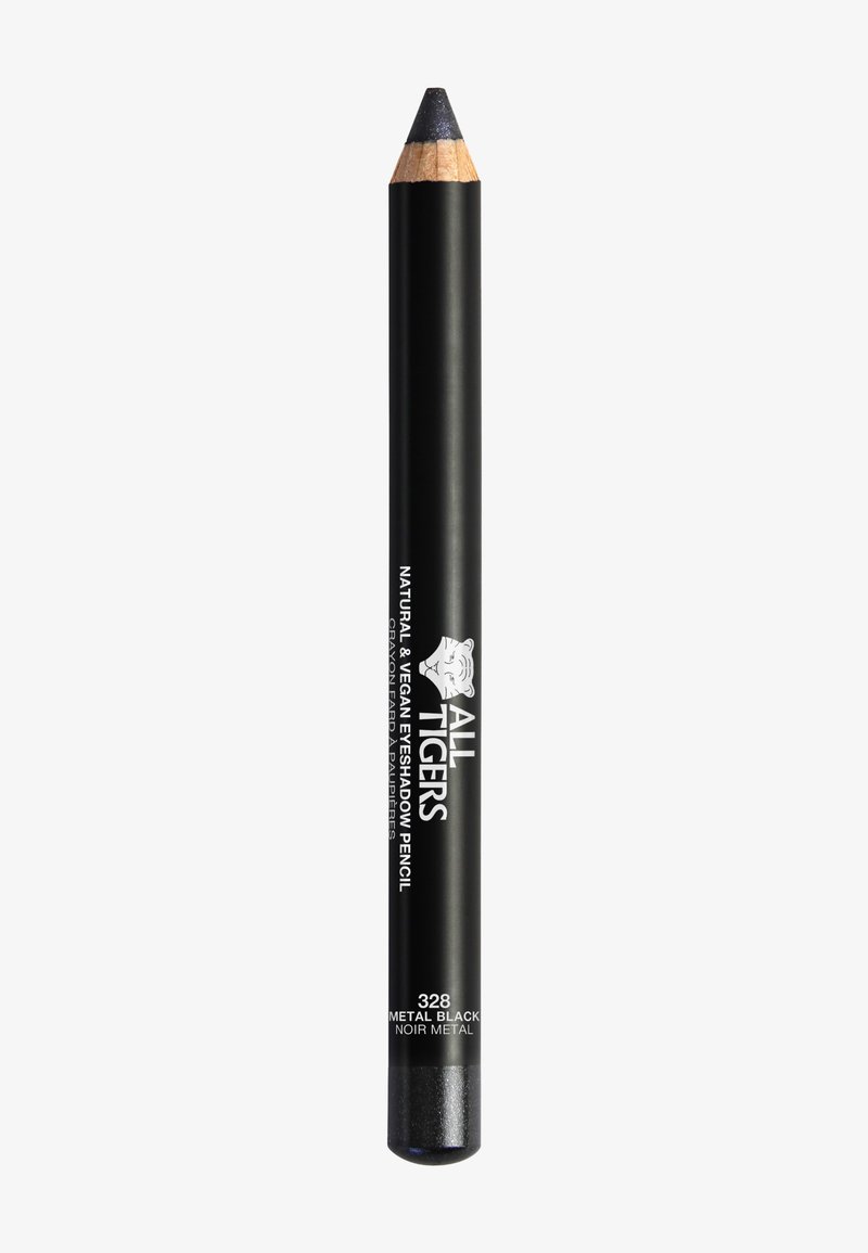 All Tigers - NATURAL & VEGAN EYESHADOW PENCIL - Oogschaduw - metal black conquer the world, Vergroten