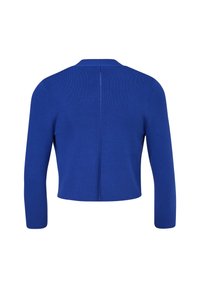 comma MIT POINTELLE-DETAILS AM RÜCKEN - Strickjacke - ozeanblau