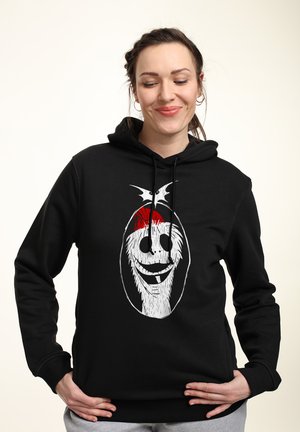 Disney NIGHTMARE BEFORE CHRISTMAS SANTA JACK - Felpa con cappuccio - black