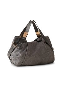 Borbonese FOLD BOWLER MEDIUM - Handtasche - clay grey