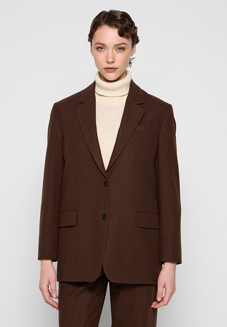 Selected Femme Blazer donkerbruin