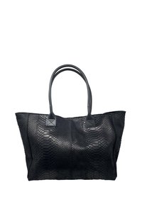 Borsa a mano - pitonato nero