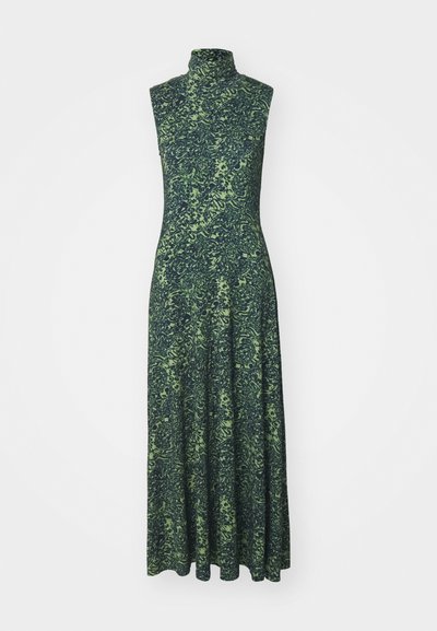 Proenza Schouler White Label JAMIE DRESS IN SHADOW  - Džersejové šaty - multi-coloured/dark blue/olive