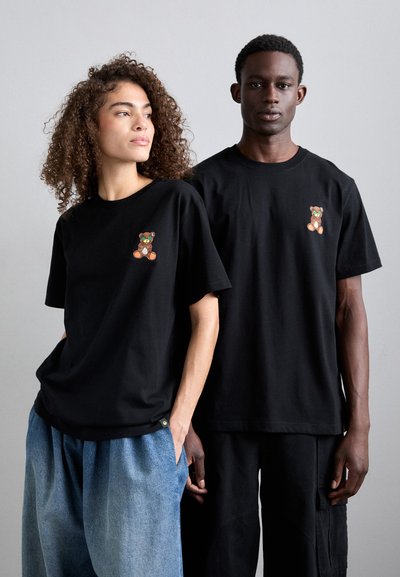 Barrow UNISEX - Nyomott mintás póló - nero