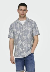 Only & Sons HAWAII AOP NOOS - Ing - dress blues
