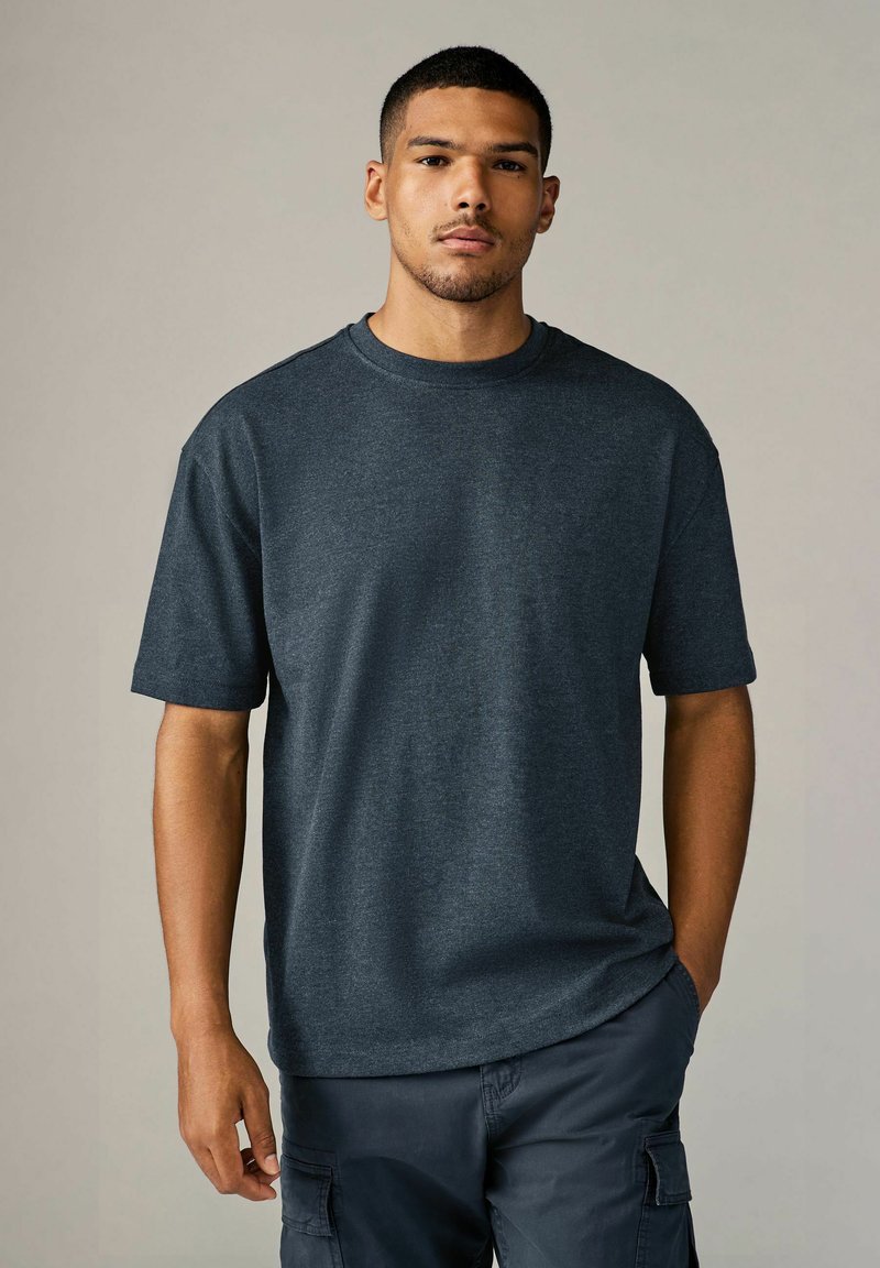 Next HEAVYWEIGHT - REGULAR FIT - Camiseta básica - charcoal grey marl