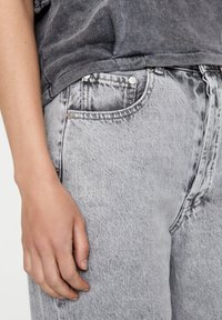 PULL&BEAR Jean droit - light grey