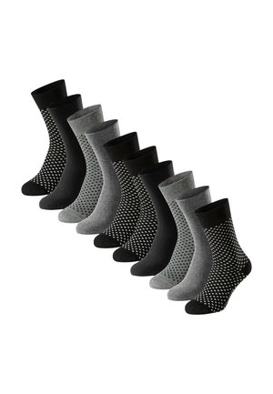 10ER PACK BLUEBIRD  - Strømper - schwarz   grau