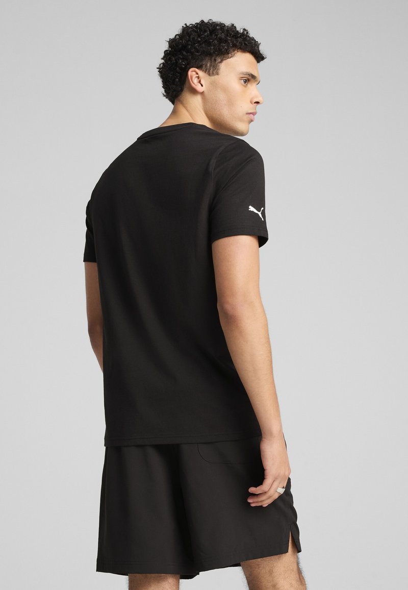 Puma - LOGO TEE - Marškinėliai su spaudiniu - black, Padidinti